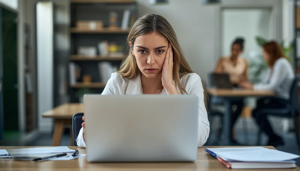 Las Vegas nonprofit staff member reviewing cybersecurity risks on a laptop to protect donor data Image description:
